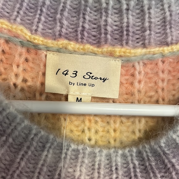 New with tags 143 story by line up Pastel Ombré Sweater - Picture 2 of 4